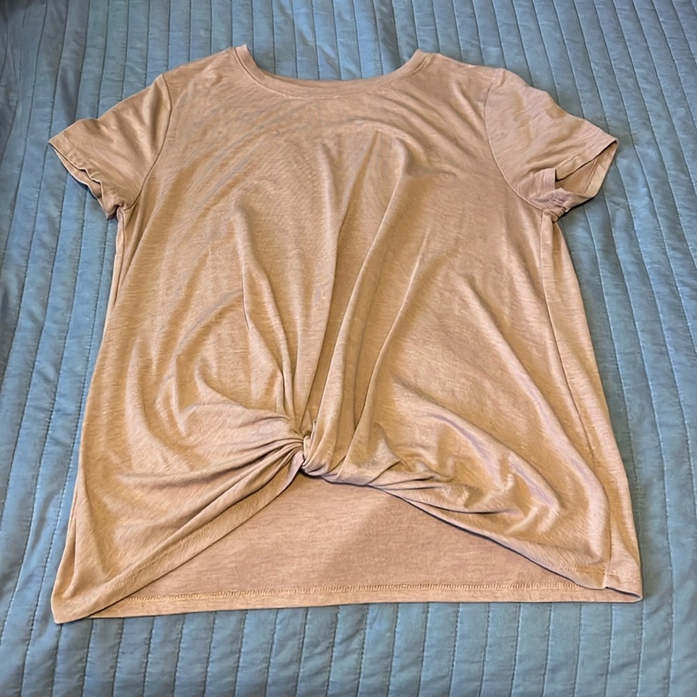Scrunched bottom shirt